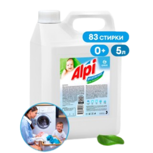 GRASS Концентр.средство для стирки "Alpi sensetive gel" 5кг