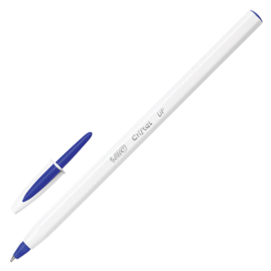 142916 Ручка шариковая BIC бел.корпус узел 1,2мм линия 0,35мм синяя Арт.142916