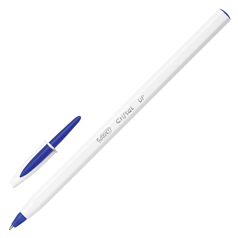 Ручка шариковая BIC бел.корпус узел 1,2мм линия 0,35мм синяя   Арт.142916