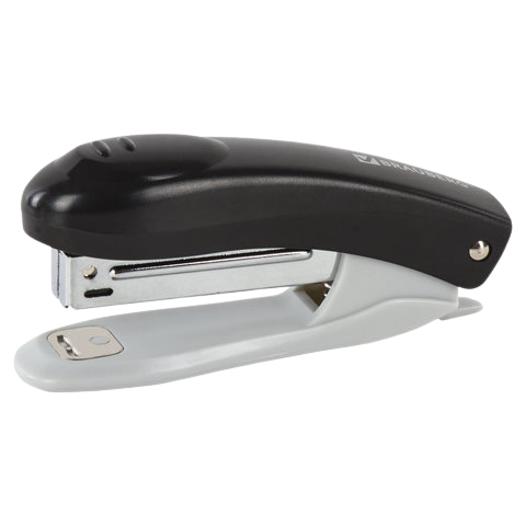Степлер  BRAUBERG  №10 до 12л. черный  Арт.222529