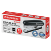 Степлер  BRAUBERG  №10 до 12л. черный  Арт.222545