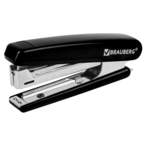 Степлер  BRAUBERG  №10 до 12л. черный  Арт.222545