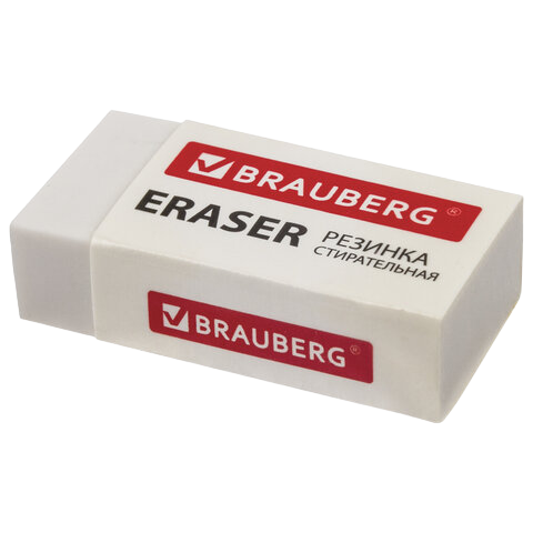 Ластик BRAUBERG 38х20х10мм прямоуг.  Арт.228073