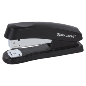 Степлер  BRAUBERG  №24/6 до 30л. черный  Арт.228608