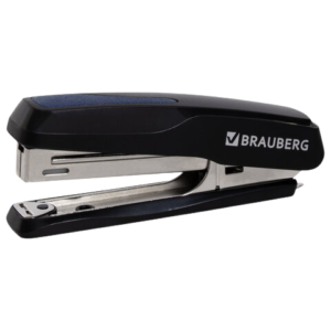 Степлер  BRAUBERG №10 до 20л. черно-синий Арт.229078