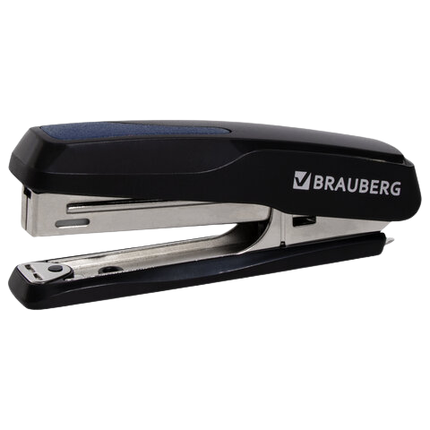 Степлер  BRAUBERG №10 до 20л. черно-синий Арт.229078