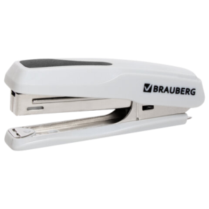 Степлер  BRAUBERG  №10 до 12л. серый  Арт.229083