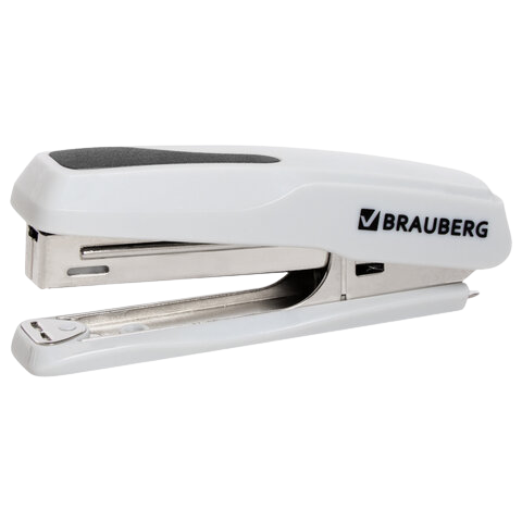 Степлер  BRAUBERG  №10 до 12л. серый  Арт.229083