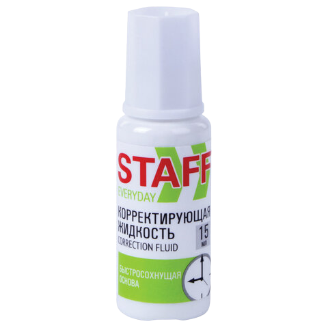 Корректор STAFF 15мл. быстросох. Арт.229398