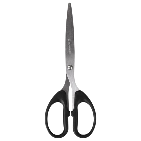 Ножницы BRAUBERG 175мм черные  Арт.230934