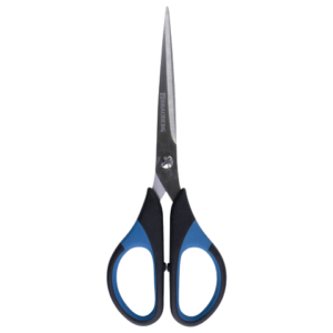 Ножницы BRAUBERG 170мм,резиновые сине-черные Арт.231561