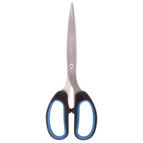 Ножницы BRAUBERG 205мм черно-синие  Арт.236449