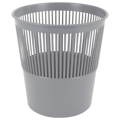 Корзина для бумаг BRAUBERG  сетчатая 9л серая Арт.237002