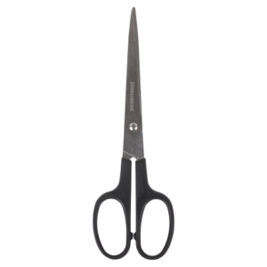 Ножницы BRAUBERG 180мм черные 2-ух стор.заточка Арт.237096