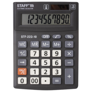 Калькулятор STAFF PLUS STF-222 10 разрядов 138х103мм  Арт.250419