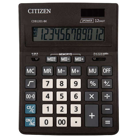 Калькулятор Citizen Line 205х155мм 12 разрядов Арт.250434