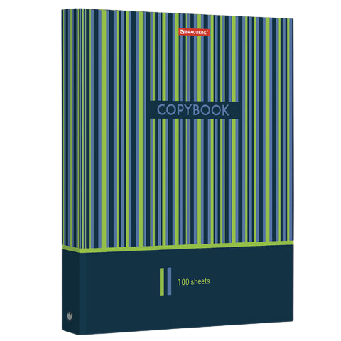 Тетрадь 100л  BRAUBERG  А4 большая на кольцах  Арт.403273