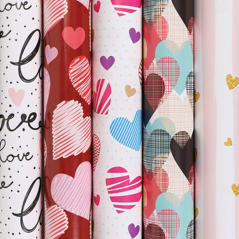 Бумага 70х100см "Золотая сказка"  Love Арт.591595