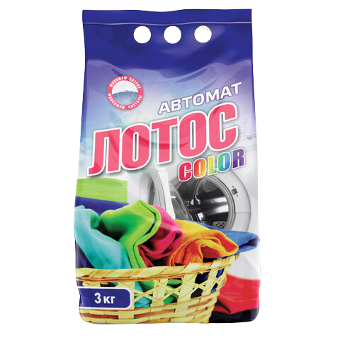 Стиральный порошок Автомат 3кг Лотос color Арт.608267