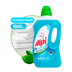 GRASS Концентрир. жидкое средство для стирки Alpi white gel флакон 1,5