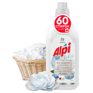 GRASS Концентрир.жидкое средство для стирки "ALPI white gel" 1,8л