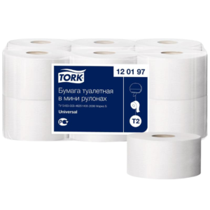 Tork Universal туалетная бумага в мини рулонах 200м Арт.120197-00