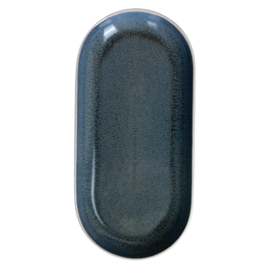 Блюдо овальное 11,5" 295х140мм, голубой "Corone Oceano"  Арт.фк1587
