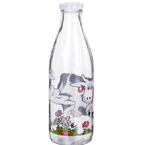 Бутылка 1л стекло Корова Арт.27079