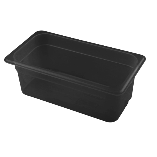 Гастроемкость GASTROMIX GN1/3-100 полипропилен черная(327х176х100) Арт.С1777