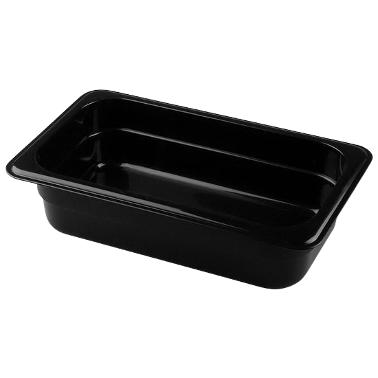 Гастроемкость GASTROMIX GN1/4-65 полипропилен черная(265х164х65) Арт.С1782