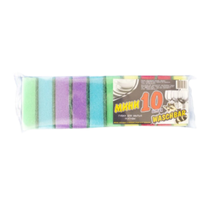 Губка для посуды Мини-10  WASCHBAR (16упак) 80х50х25 (20уп)