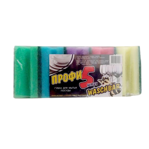 Губка для посуды "Профи-5"(36уп)