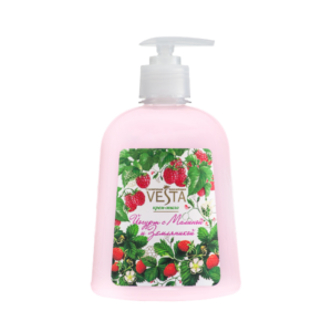 Жидкое мыло "Йогурт с малиной" VESTA 450мл.(16шт/коробка).Арт.321 023