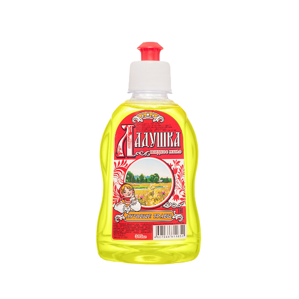 Жидкое мыло "Луговые травы" ЛАДУШКА 500мл.(18шт/коробка) Арт.8065