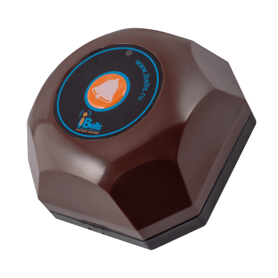 Кнопка IBells-301 кофейная