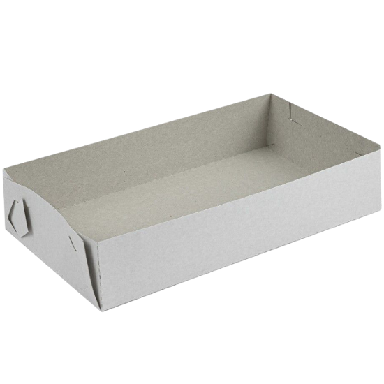 Короб лодочка 160х285х6 (100шт) белая