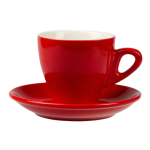 Кофейная пара 280мл. красный цвет серия BaristaP,L, Арт.81223288