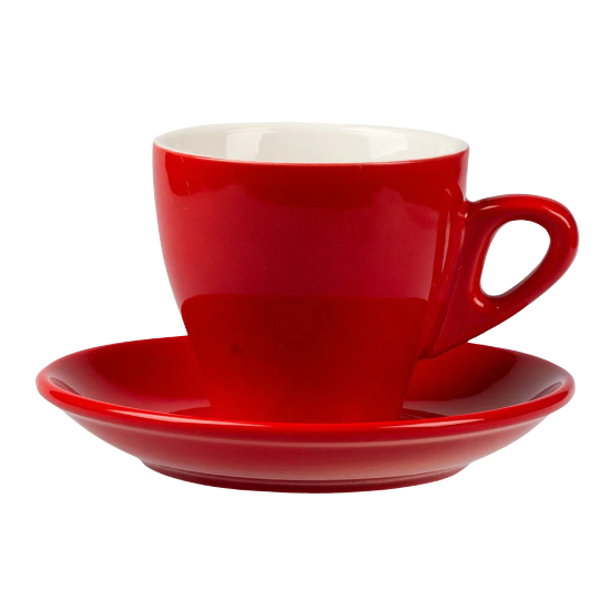 Кофейная пара 280мл. красный цвет серия BaristaP,L, Арт.81223288