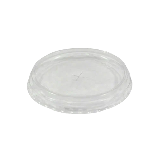 Крышка прозрачная Pet VEGGO плоская с крестиком Д.95 (800шт)  100шт