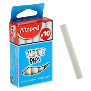 Мелки цветные круглые Maped WhitePeps уп.10шт.  Арт.8554