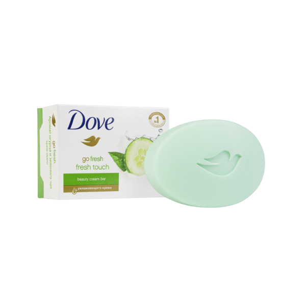 Мыло-крем "Прикосновение свежести.Аромат огурца и чая" DOVE 100г.(24шт/кор)