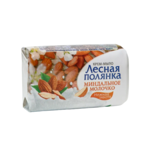 Мыло-крем туалетное "Миндальное" ЛЕСНАЯ ПОЛЯНА 90г.(104шт/кор)