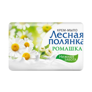 Мыло-крем туалетное "Ромашка" ЛЕСНАЯ ПОЛЯНА 90г.(104уп/кор)