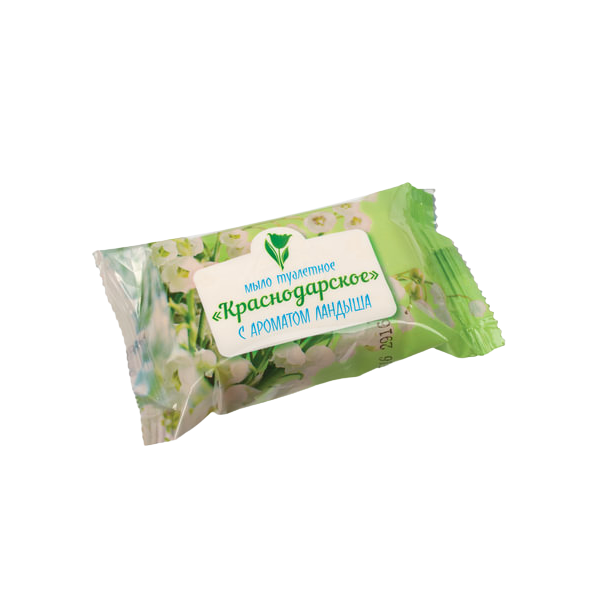 Мыло туалетное Краснодарское "с Ароматом Ландыша" 100г.(66шт)