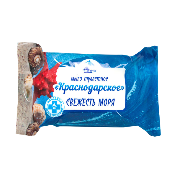 Мыло туалетное Краснодарское "Свежесть моря" 90г.(72шт/кор)