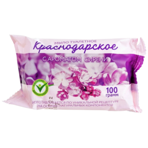 Мыло туалетное Краснодарское "с Ароматом Сирени" 90г.(72шт/кор)