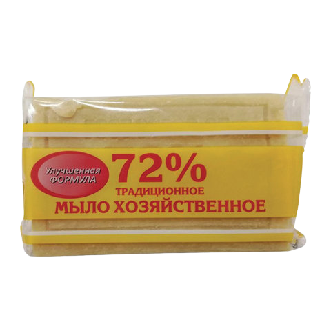 Мыло хозяйственное 72% МЕРИДИАН в индивид. 150г.(66шт/кор)