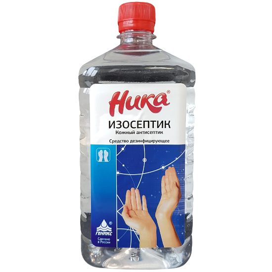 НИКА-ИЗОСЕПТИК средство дезинфицирующее,спиртовое с дозатором 750мл.(15шт)