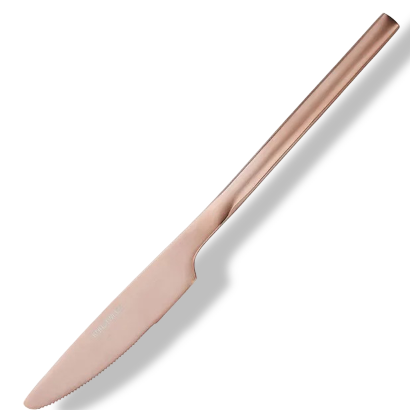 Нож столовый Sapporo Basic нерж.роз.золото Арт.3113209