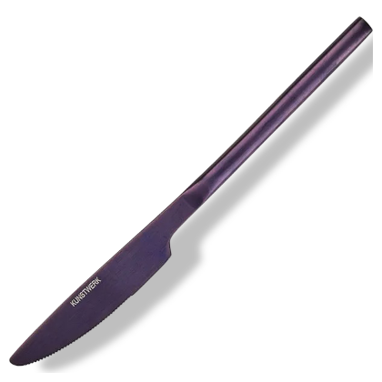 Нож столовый Sapporo Basic нерж.фиолет матовый Арт.3112784